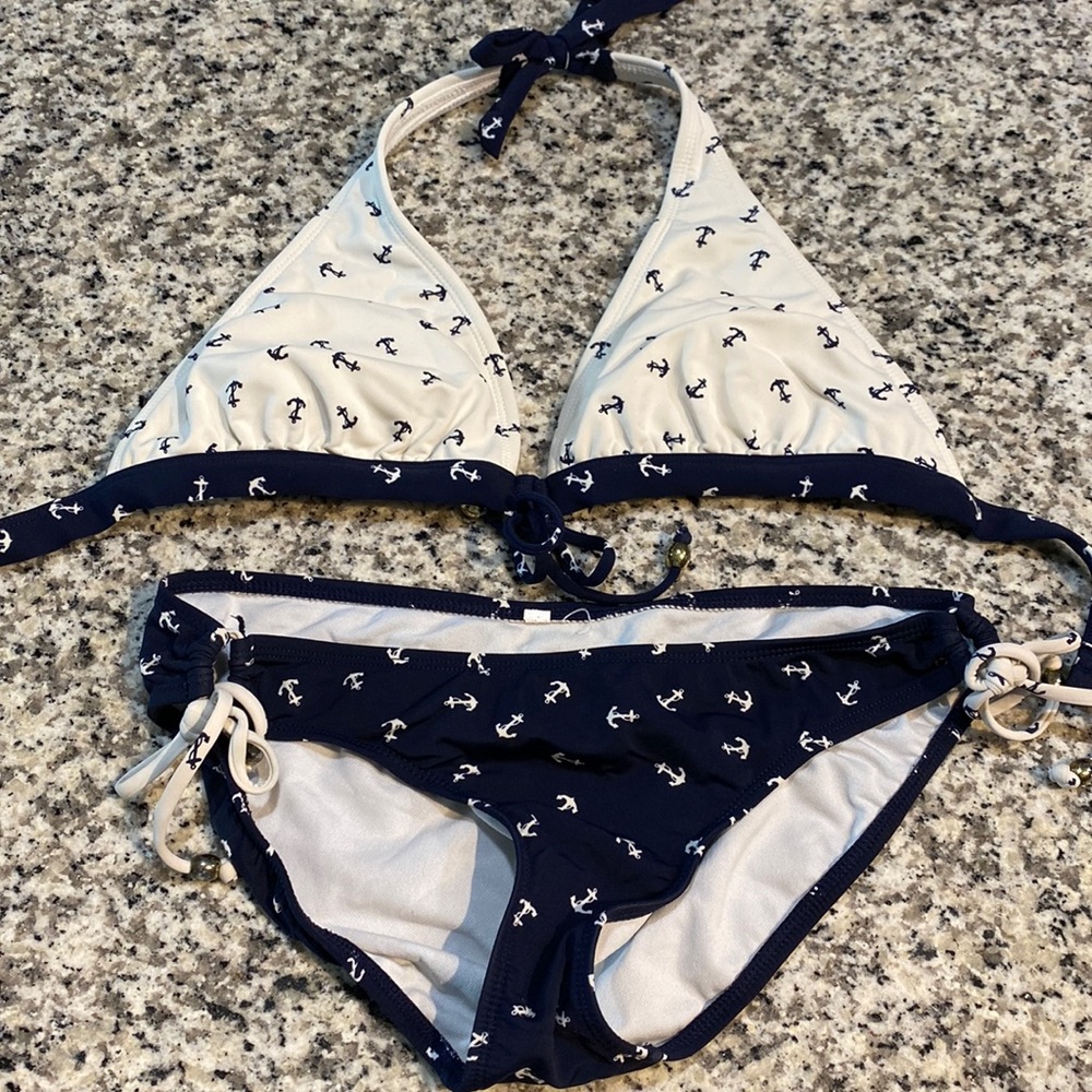 Target swim suit. Small top and bottom.